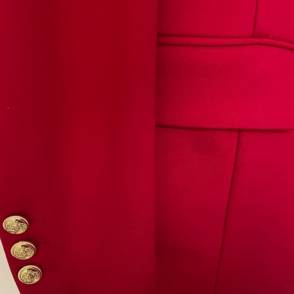 Red Blazer with Gold Buttons - Picture 8 of 8